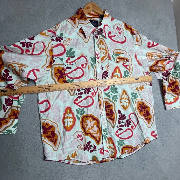 Indigo Palms Co. Tommy Bahama Shirt Floral Button Up Men's XXL Multi Color - Picture 4 of 8